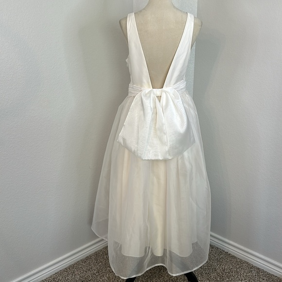 SACHIN & BABI BHLDN Carmina bow-embellished gathered NWOT SIZE 10, 8, & 4 - Picture 5 of 14